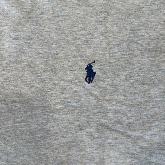 EUC Polo Ralph Lauren Mens Heathered Classic Fit T-Shirt Gray Large - Picture 3 of 9